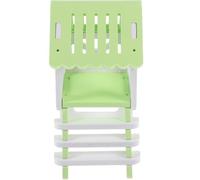 SHINEOFI Hamster Cage Hideout with Ladder Green Attic Platform for Small Gerbils and Squirrels