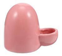 SHINEOFI Hamster Water Bowl Mini Pet Water Dispenser Ceramic Material for Ferrets and Hamsters for Short Trip Use
