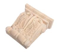 SHINEOFI Hand Carved Solid Wood Corbels Decorative Shelf Bracket Vintage Farmhouse Furniture Wooden Corner Applique for Kitchen Island Bedroom with Structural Stability and Timeless Design