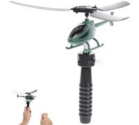 SHINEOFI Hand-Launched Helicopters Pull String Helicopter Toy Creative Fun Copter Fly Airplane Toys for Kids Birthday Party Favors Random Color