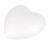 SHINEOFI Heart-Shaped Polystyrene Balls 15cm White for Crafts DIY Decorations Valentines Day Art Projects