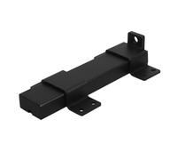 SHINEOFI Heavy-Duty Adjustable Slide Latch Lock with Padlock Hole for Wooden Fence Gates Silent Smooth Sliding Security Bolt for Barn Doors Garages Sheds and Patio Gates