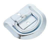 SHINEOFI Heavy Duty D-ring Tie down Anchor Floor Mount Hook for Trailer Truck Cargo Securing with Screws, Sturdy D-shaped Ring Floor Tie down Anchor for Automotive Use