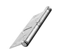 SHINEOFI Heavy Duty Fireproof Iron Door Hinges 5-inch Weld-on Detachable Lift-Off Flag Hinges for Security Gates and Exterior Doors,