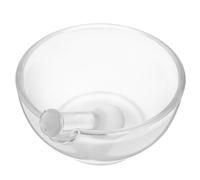 SHINEOFI Heavy Duty Glass Grinder with Pestle and Glass Bowl for Laboratory and Kitchen Use Compact Mortar Pestle for Spices Grinding Easy to Clean and Break-resistant Design