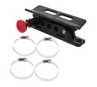 SHINEOFI Heavy Duty Quick Release Fire Extinguisher Bracket with Roll Bar Clamp Vehicle Mount Holder for Utv Atv Motorcycle Fire Extinguisher Stand Space-saving Rack