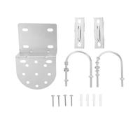 SHINEOFI Heavy Duty Tv Antenna Wall Bracket with Iron Material and Weather Resistant Design, Strong Stability Outdoor Antenna Mounting Clamp for Homes and Residential Rooftops