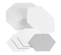 SHINEOFI Hexagon Paper Piecing Templates 100 Pcs Quilt Paper Plates for Craft Quilting Accessory