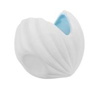 SHINEOFI Hideout House Seashell Hamster Shape, Small Animal in Ceramic Safe Nesting Spot Cool Shelter White and Guinea Pig Pet for Cage Habitat