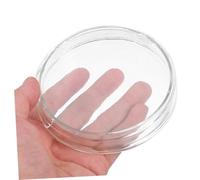 SHINEOFI High Borosilicate Glass Petri Dish Thick Heat-resistant Tissue Culture Plate for Laboratory Cell and Microbiology Studies with Smooth Surface Easy to Clean