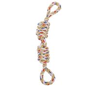 SHINEOFI Indestructible Dog Rope for Large and Medium Breed Dogs, Cotton Rope Material, Molar Dental Cleaning and Entertainment, for Indoor Tug of War Play