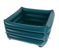 SHINEOFI Inflatable Foot Bath Bowl PVC Foldable Foot Cleaning Container Portable and Easy to Carry for Family and Travel Use for Patients and Bedridden Color