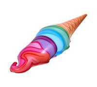 SHINEOFI Inflatable Ice Cream Cone Party Balloon Pvc Reusable Funny Ice Cream Cone Toy for Boys and Girls Summer Party Decor Room Décor and Shop Item