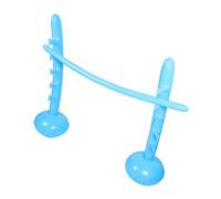 SHINEOFI Inflatable Limbo Party Game Blue High Jump Pole for Adults Quick Inflate Deflate Outdoor Summer Party Decoration Portable Garden Beach Birthday Fun Game