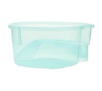 SHINEOFI Integrated Turtle Tank for Reptile and Turtle Breeding Leak-proof Plastic Small Fish Tank with One-piece Moulding and Reptile Raising