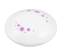 SHINEOFI Japanese Style Round Ceiling Light Fixture Cover 30cm Diameter White Plastic Lampshade for Bedroom and Hallways, Easy to Clean, Safe and Reliable Lighting Replacement