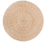SHINEOFI Japanese Style Round Woven Floor Cushion Natural Straw Tatami Mat for Meditation Tea Ceremony Thick Pad Seat for Yoga Living Balcony
