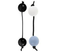 SHINEOFI Kashaka Rhythm Shaker Hand Percussion Instrument with Double Balls Construction and Percussion and Abs Plastic Material 2pcs Sound for Music Education and Group Performances
