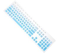 SHINEOFI Keyboard Protective Silicone Cover for Wired Keyboards Compatible Kb216 Including Dustproof Film for Professional and Personal Use