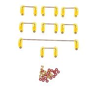 SHINEOFI Keycap Stabilizer Gold-plated Screw Satellite Shaft for Gaming Keyboard Usb Compatible Accessory