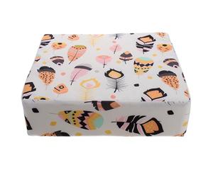 SHINEOFI Kids Chair Cushion Booster with Detachable Cover, Polyester Material with Colourful Pattern Design, Stimulates Children's Interest, Suitable for Christmas and Birthday,