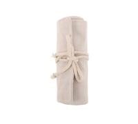 SHINEOFI Large Capacity Paintbrush Pencil Storage Bag Slots Foldable Canvas Pouch for Artist Supplies Watercolor Brush Organizer Carry Pouch Art Supplies