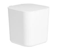 SHINEOFI Large-capacity White Plastic Laundry Detergent Container with Flip Lid Laundry Powder and Beads Storage Box for Room Organization and Sundries Storage