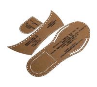 SHINEOFI Leather Sandal Template Stencil for DIY Crafting Kraft Paper Material Fit for Size 40 Sandals Versatile Use Easy to Use Pattern for Leatherwork