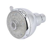 SHINEOFI LED Color Changing Handheld Shower Head Color Temperature Sensor High Pressure Adjustable Abs Chromed Spray No Tools Installation for Bathroom