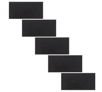 SHINEOFI LED Light Blocking Stickers Black 5pcs Self-adhesive Pet Sheets Waterproof Dimming Feature Light Dimming Tape for Electronics and Set-top Box for Home and Bathroom Use