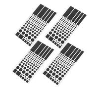 SHINEOFI LED Light Blocking Stickers Coated Paper 4pcs Black Light Dimming Covers with Adjustable 50% to 80% Dimming Ratio for Electronics and Appliances Versatile Application and Routers