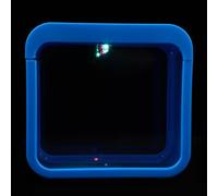 SHINEOFI LED Mini Fish Tank Aquarium with Design and Light for Betta Guppy and Goldfish for Wedding Decor and Craft Projects