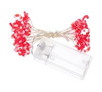 SHINEOFI LED Warm White Candy Cane String Light Battery Operated Xmas Pendant Decoration with Copper Wire Durable Material Cozy Indoor Festival Lamp for Christmas Home Ambiance