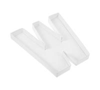 SHINEOFI Letter Candy Tray 8 Inch Paper Fillable Decorative Serving Dish