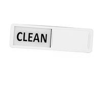 SHINEOFI Magnet Sign Indicator for Dishwasher Clean Dirty Indicator Large Font Acrylic Material Easy Slide Mounting