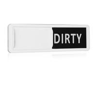 SHINEOFI Magnetic Clean Dirty Sign for Dishwasher Smooth Sliding Indicator Durable Construction High Contrast Colors for Quick Status Identification Essential Dishwasher Accessory