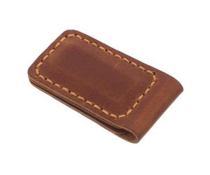 SHINEOFI Magnetic Data Cable Storage Clip Leather Wallet Organizer for Men Front Pocket Money Clip Cable Management Book Mark Feature