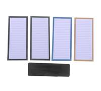 SHINEOFI Magnetic Notepads for Refrigerator with Integrated Pen Holder Full Magnetic Backing Memo Pad for Kitchen Organization Smooth Writing Surface Grocery List Pad for Meal Planning and