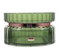 SHINEOFI Makeup Carousel Organiser Drawer Organizer Storage Desktop Drawer Cosmetics Storage Practical for Long Use Suitable for Multiple Spaces