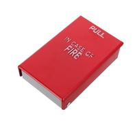 SHINEOFI Manual Fire Alarm Call Point Button for Emergency Alerts Heat Resistant Safety Station with English Text Rapid Response for Restaurants Offices Hotels and Event Venues