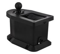 SHINEOFI Manual Glof Club Washer Plastic Ball Washer for Golf Cleaning | Black Plastic Accessory, Easy Club and Ball Care, Safe Long Term Use, Cart Compatible