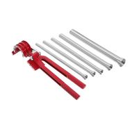 SHINEOFI Manual Pipe Bender Metal Tubing Bender Aluminum Tubes Bending Tool Handheld Pipe Bender Tube Air Conditioning Pipe Bender Pipe Bending Machine Manual Benders Aluminum Alloy