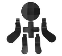 SHINEOFI Metal Controller Paddles Replacement Buttons for Elite Gamepad Stylish Black Metal Controller Buttons for Convenient Gaming