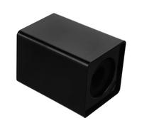 SHINEOFI Mic Holder Cube for Interview Microphone Versatile Logo Cover Flag Station Durable Sleek Minimalist Design Rounded Corners for Safety Compatible with Various Microphone Brands