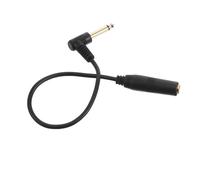 SHINEOFI Microphone Extension Cable and Metal-plastic Material 6.35mm Male to Female Right Angle with Flexible Design for Reliable Audio Connection in Live Sound and Stage Use