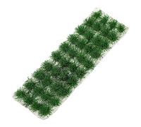 SHINEOFI Military Model Materials Faux Grass Cluster Static Grass Tuft Model DIY Decor Miniature House Adornment
