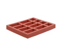SHINEOFI Mini Brick Silicone Mold Kit for DIY Mini Sandbox and Model Walls Flexible Crafting Mold for Fondant Cement and Clay Includes 8 Long Bricks for Architectural Miniature Building