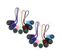 SHINEOFI Mini Compass Lightweight Plastic Directional Navigation Tool 14pcs with Lanyard Portable No Power Needed for Hiking Camping Emergency Use and Long Journeys Outdoor Travel Supplies