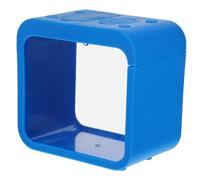 SHINEOFI Mini Fish Breeding Box with Light Transparent Small Aquarium for Betta Shrimp Turtles Compact Desktop Aquarium Ornament for Safe Fry Nursery and Home Decoration