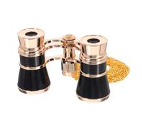 SHINEOFI Mini Handheld Telescope 3x25 with Optics and Microlight Functionality, Aluminium Alloy Outdoor Telescope for Theatre and Outdoor Adventures, Portable Black Binocular Glasses